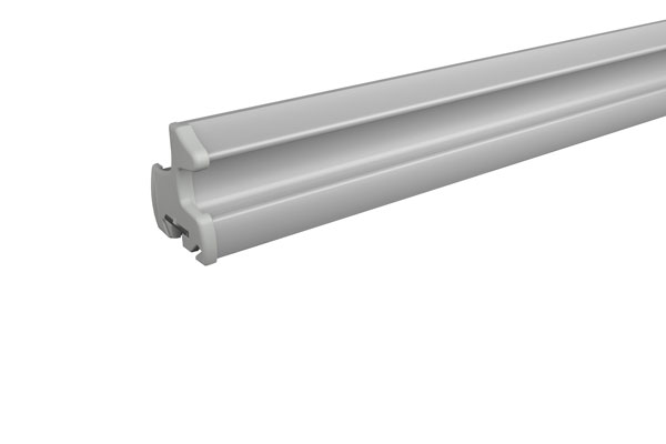 Premium Plissee Profilschiene Grau Matt (Plissee-Queen)