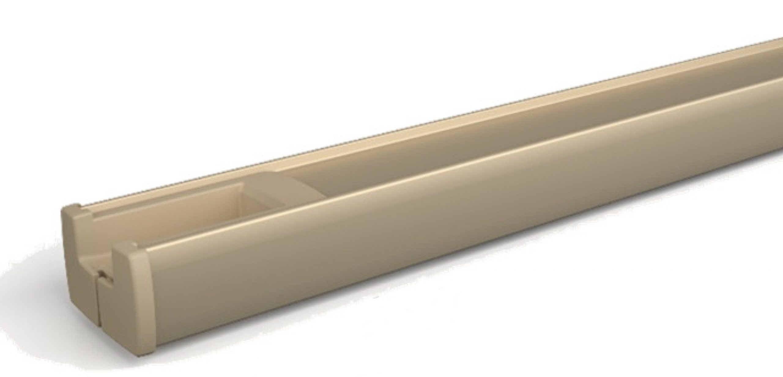 Plissee Basic Profil bronze eloxiert (Plissee-Queen)