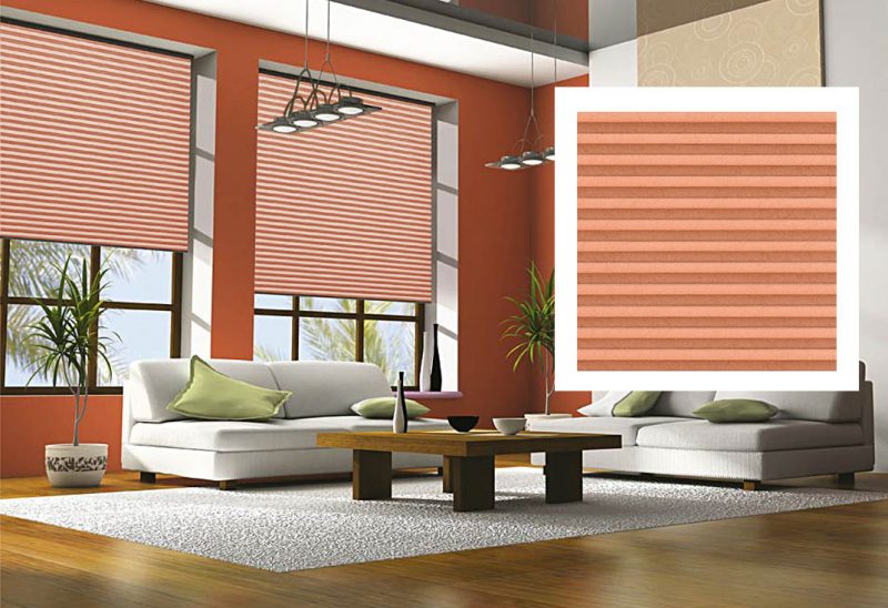Premium-Plissee-Sahara-Perl-0135-Orange